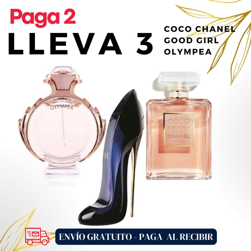 005- COMBO 3 PERFUME (COCO CHANEL + GOOD GIRL + OLYMPEA)