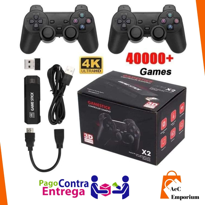 Consola Videojuegos Game Stick X2 64GB